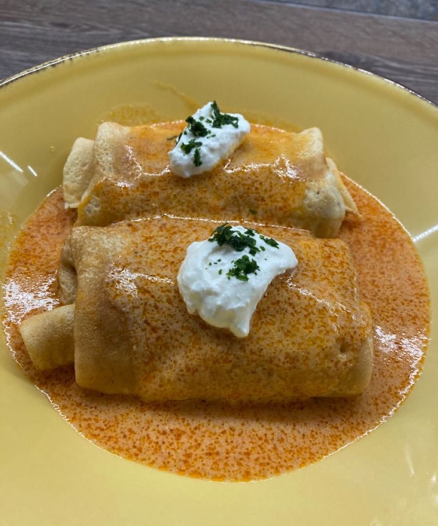 Hungarian Hortobágyi Palacsinta (Savory Stuffed Pancakes) 17febba8f61be3dd529aebb3685cde6f